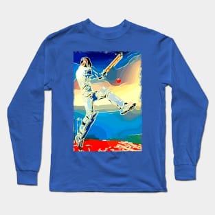 World Cup cricket batsman Long Sleeve T-Shirt